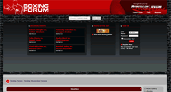 Desktop Screenshot of boxingforum.com